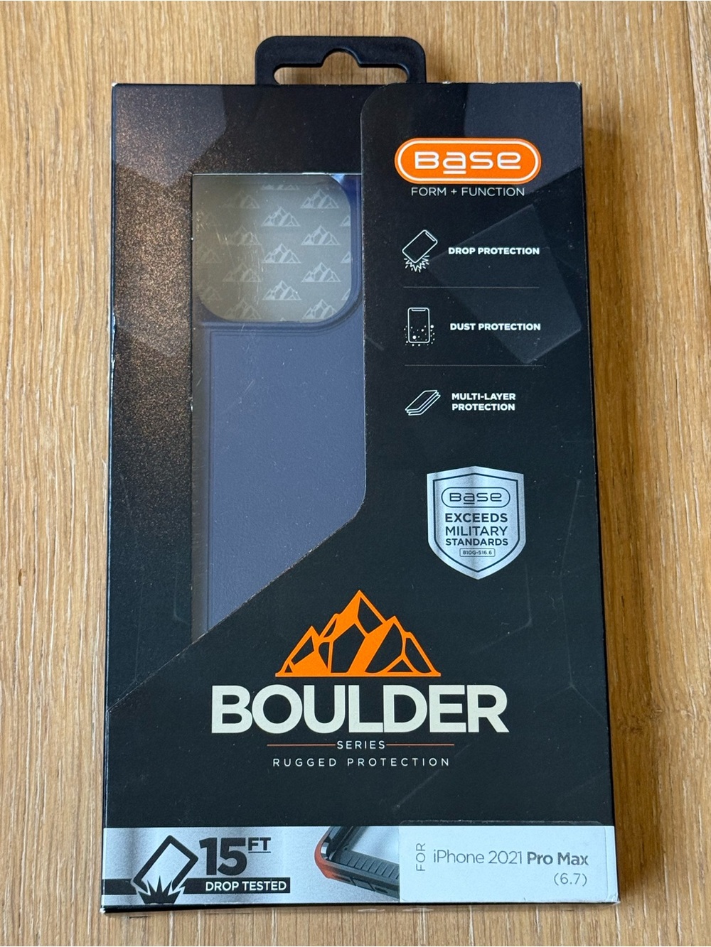 New Boulder Series Rugged Protection iPhone 2021 Pro Max 6.7” Navy Blue Case